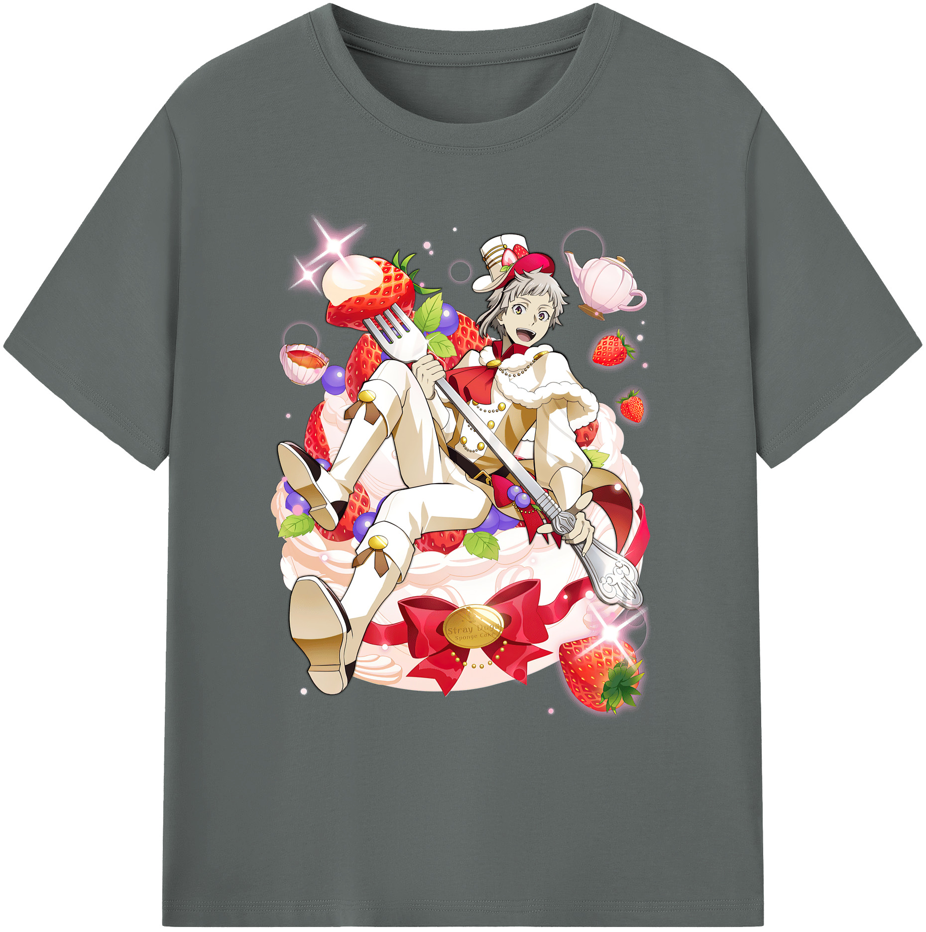 （画像用） 文豪ストレイドッグス Bungo Stray Dogs 綿100％ メンズ半袖Tシャツ｜肌触りやわらか＆通気性